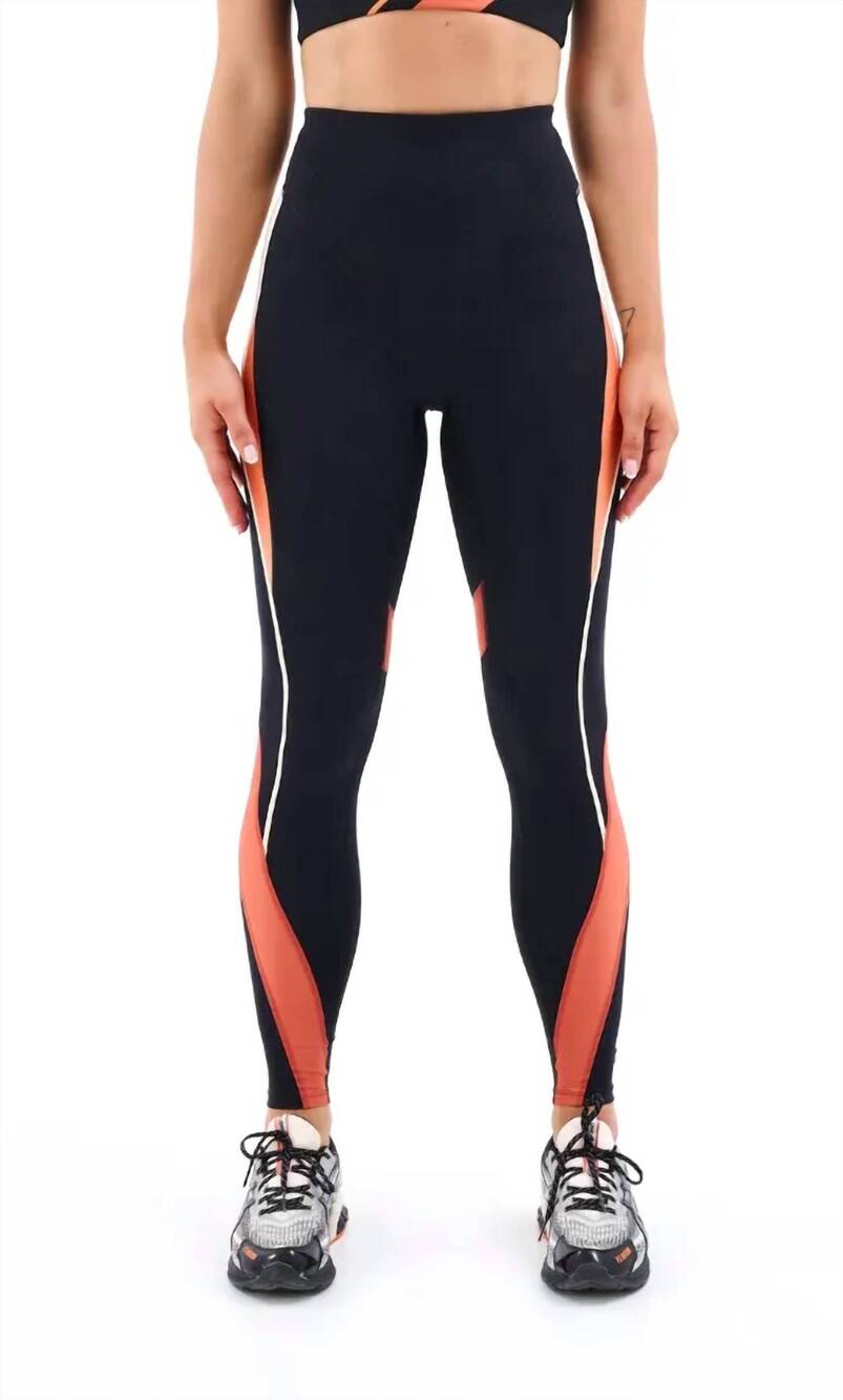 NEW P.E. NATION oakmont high waisted legging in black